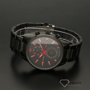 Zegarek męski Bruno BC2875 BLACK z  czerwonymi wskazówkami (3).jpg